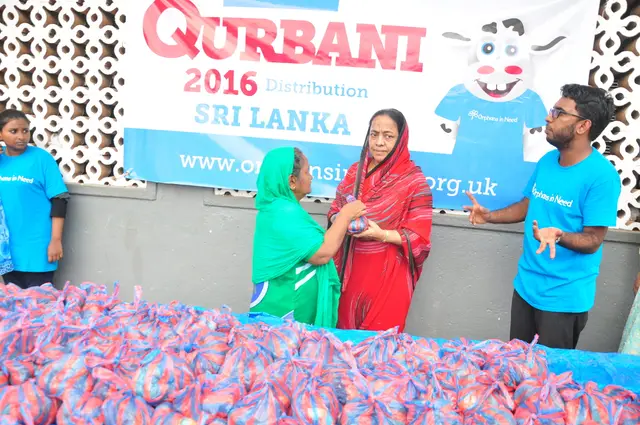 Qurbani meat distribution, 2016 to 2018. Photo 1 of 15.