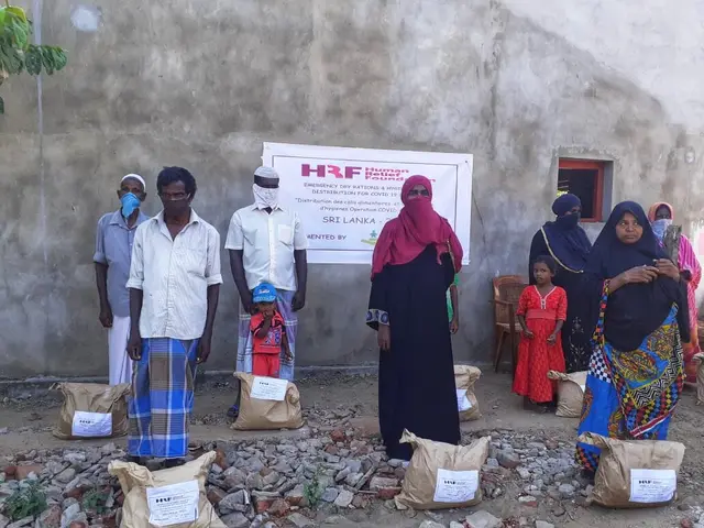 COVID-19 food relief, 2020. Photo 1 of 105.