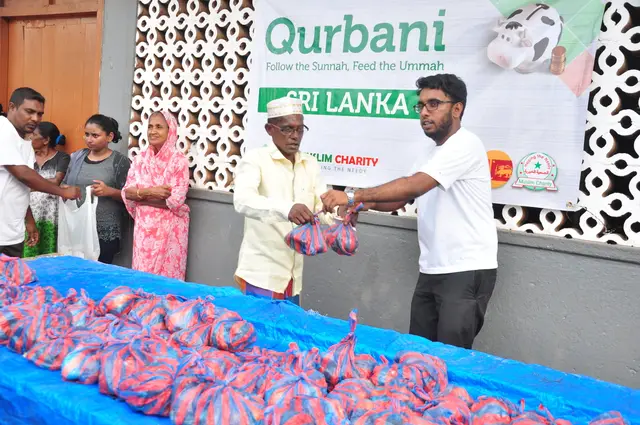 Qurbani meat distribution, 2016 to 2018. Photo 3 of 15.