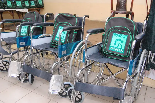 Wheelchairs and school kits, 2016 to 2017. Photo 6 of 148.