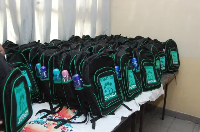 Wheelchairs and school kits, 2016 to 2017. Photo 7 of 148.