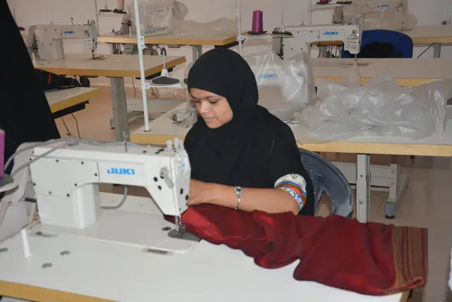Sewing machines and vocational training, 2016 to 2017. Photo 7 of 8.