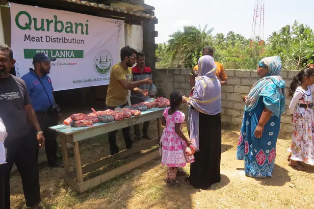 Qurbani meat distribution, 2016 to 2018. Photo 11 of 15.