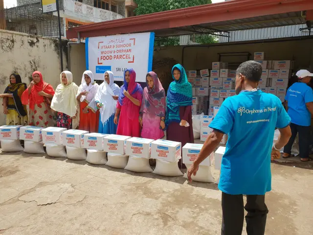 Widow and orphan food parcels, 2016 to 2019. Photo 36 of 87.