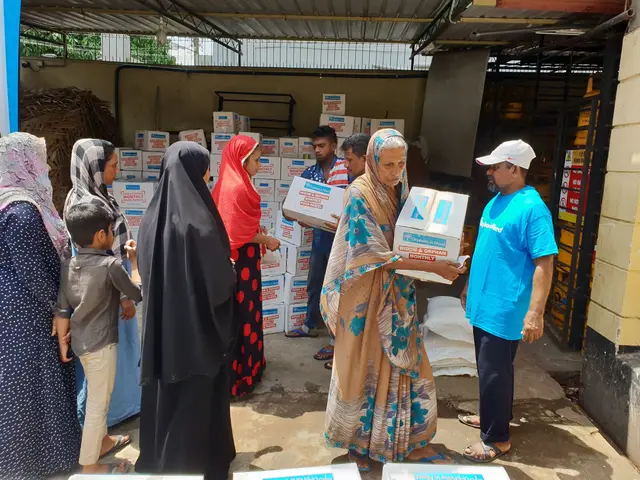 Widow and orphan food parcels, 2016 to 2019. Photo 43 of 87.