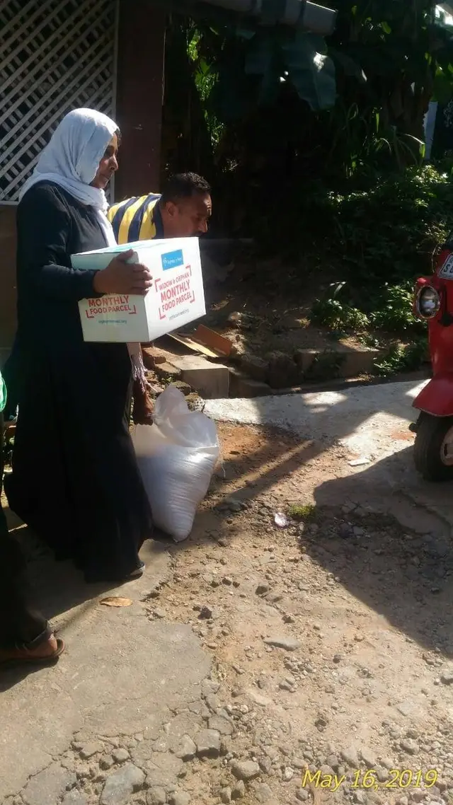 Widow and orphan food parcels, 2016 to 2019. Photo 81 of 87.