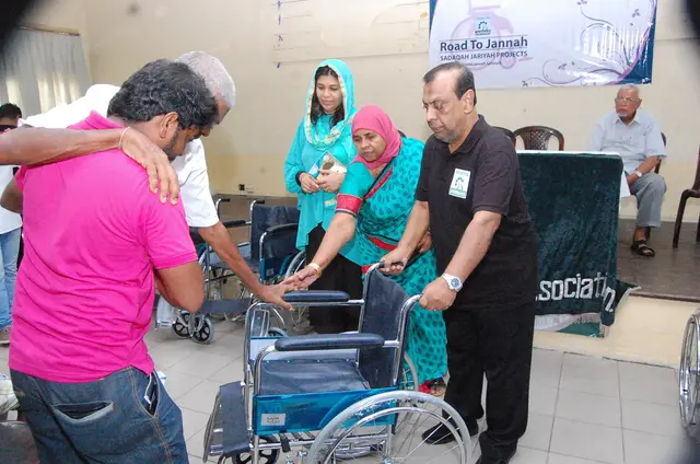 Wheelchairs and school kits, 2016 to 2017. Photo 91 of 148.