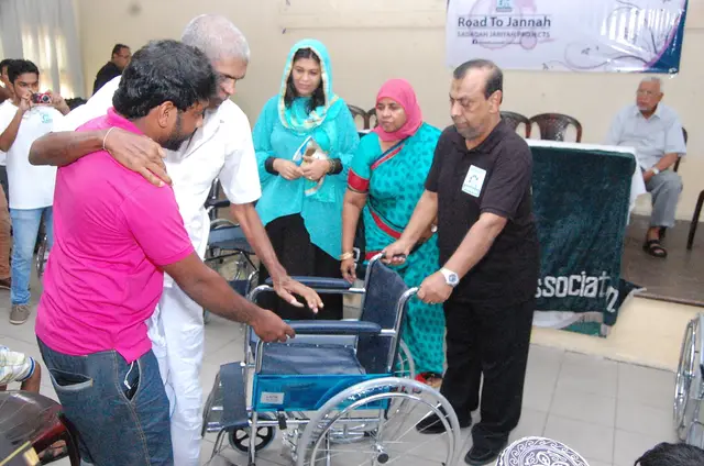 Wheelchairs and school kits, 2016 to 2017. Photo 92 of 148.
