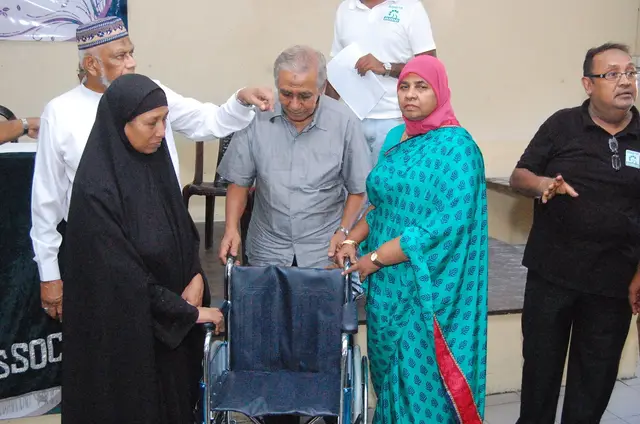 Wheelchairs and school kits, 2016 to 2017. Photo 100 of 148.